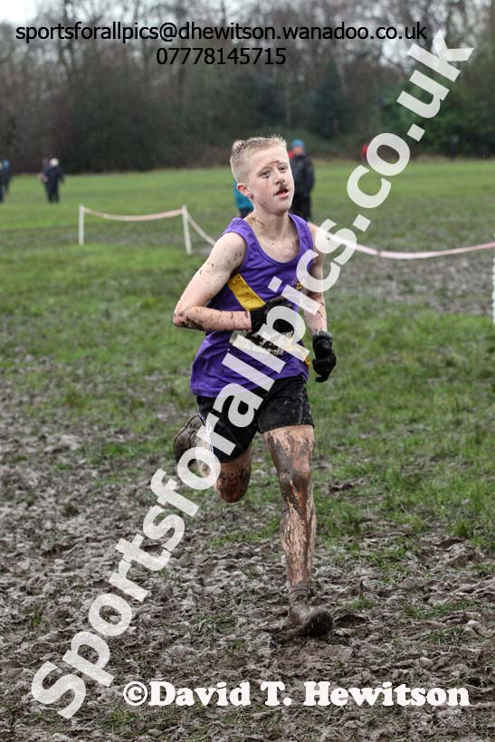 Senior boys Northern Inter Counties Schools Cross Country, Stockton. Photo: David T. Hewitson/Sports for All Pics